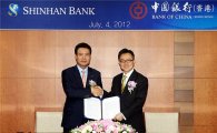 신한銀-중국銀 홍콩법인, '딤섬본드 주선 업무협약'