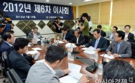 [포토] 한국야구위원회 2012년 제6차 이사회