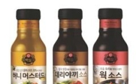 CJ제일제당 백설, 프리미엄 소스 3종 새롭게 선봬