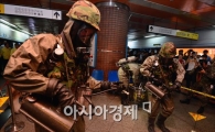 [포토]지하철 대테러 훈련