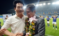 [포토] 송영길 인천시장 '김봉길 감독, 고생 많았어요'