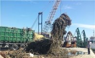 국토부, 연평도 해역 쓰레기 34톤 수거
