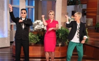 Britney Spears gone "Gangnam Style" with PSY's dance lesson