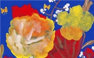 한국화가 한은주 | ‘꽃과 나비의 교감’展, 15일부터 오브제 갤러리에서