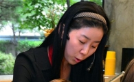 [포토]김치 만들기 체험하는 외국 어린이