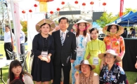 김용국 동대문구의회 의장, 구민의 날 행사장 찾아 