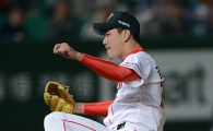[포토] 김광현 '1차전 승리를 위해'