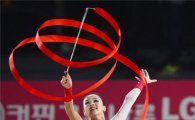손연재, 한국 최초 리듬체조 월드컵 리본 은메달 '쾌거'