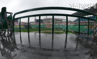 [포토] 프로야구 한국시리즈 3차전 우천 연기