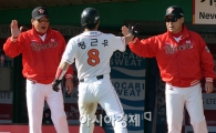 [포토] 이만수 감독 '3차전은 다르다!'