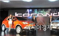 쌍용차, 중국서 '코란도C 가솔린' 亞 최초 출시