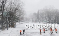 [포토]하얗게 변한 남산
