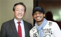정몽준 "UFC 헨더슨, 나보고 몽준형…멋진 동생"