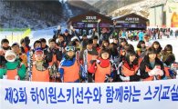 하이원, 폐광지역 청소년 위한 '무료 스키교실' 진행
