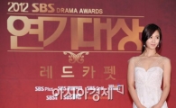 [포토]'SBS 연기대상' 찾은 소녀시대 유리
