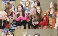 소녀시대, '엠카' 대기실 모습 "인형 미모 따로 없어~"
