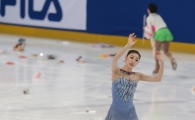 [포토] 쇼트 연기 마친 김연아 '선물이 엄청나네요'