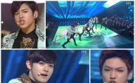 '인기가요' 씨클라운, 강렬+파격..절도있는 군무 '무대압도'