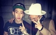 지드래곤, 박재범 친분샷 공개…'우린 친한 사이'