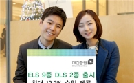 대신證, ELS 9종·DLS 2종 출시
