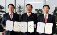 [포토]완도국제해조류박람회 후원은행 업무협약