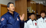[포토] 2013 두산 베어스 시무식, 인사말하는 김진욱 감독