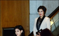 [포토]내려오는 이부진-이서현