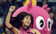 [포토] 말춤추는 치어리더 김연정 '신나게~'