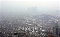 [포토]뿌옇게 변한 서울 도심