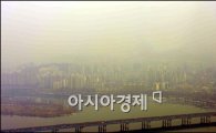[포토]서울 도심, 미세먼지 증가