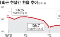 환율 1070원이 변곡점?