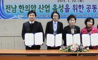 장흥군, 전남한방산업진흥원 한방화장품·한방식품 제품화 업무협약