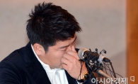 [포토] 은퇴 기자회견 박재홍의 눈물
