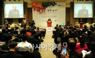 [포토]최광식 "포럼 개최를 축하드립니다"