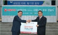 서울우유, 소외이웃을 위한 '사랑의 연탄·우유' 기부