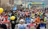[포토]정남진 장흥 마라톤대회,달려라~ 파이팅! 