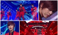 '인가' 보이프렌드, 女心 유혹하는 레드수트 핏 '강렬+파격'