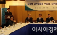[포토] 김정행 용인대 총장, 대한체육회장 출마선언