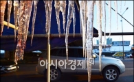 [포토]성동교 주변에도 고드름이