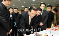 [포토]선박 인테리어에 대해  설명듣는 박준영 전남지사 