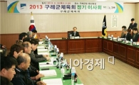 구례군체육회,  올 정기이사회 개최