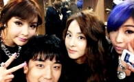 승리-2NE1 다정샷, 끈끈한 선후배 우정 '훈훈' 