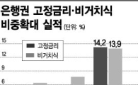 고정금리에 나눠갚는 주담대출 급증