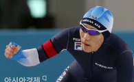'절치부심' 모태범, 동계체전 500m 대회新 우승