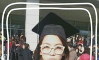 강지영 학사모 인증샷…"대학교 입학전에 벌써 졸업?"