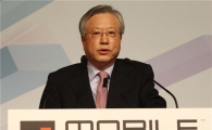[포토]이석채 KT 회장, MWC 2013 기조연설