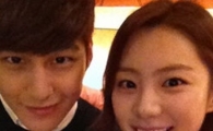 박수진, 김범과의 친분과시…'연인포스' 물씬