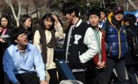 [포토]"힘들지?"