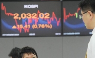 [포토]밝은 표정의 코스피 