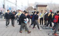목포교육청, 새 학기 첫날 ‘학교폭력 예방 캠페인’